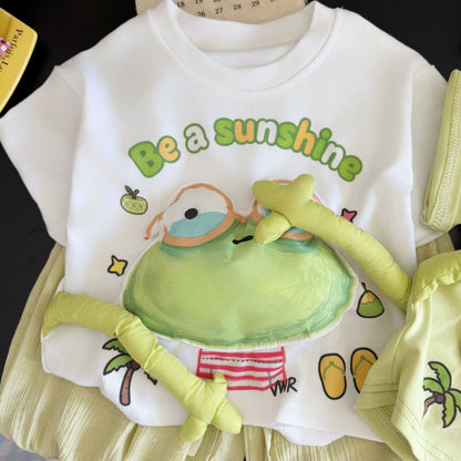The Best Gift Hug-Me Frog Kids’ Interactive Magnetic 3D T-Shirt