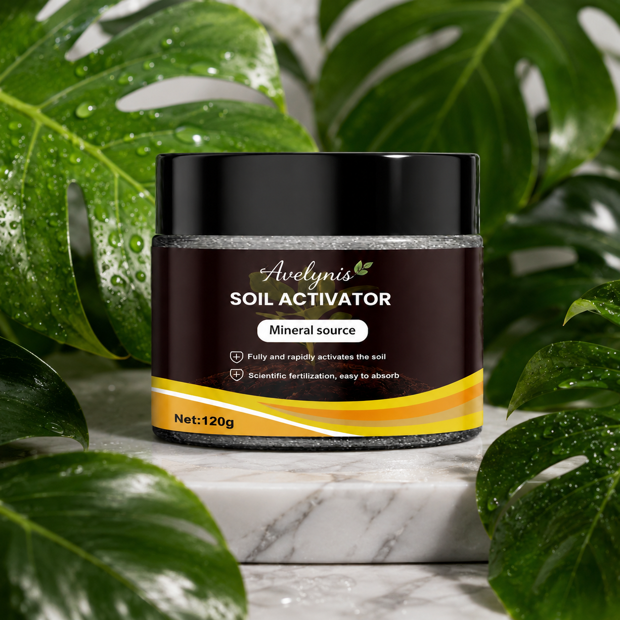 Avelynis® The 10-Second Soil Miracle: Bring Dying Plants Back to Life Instantly.