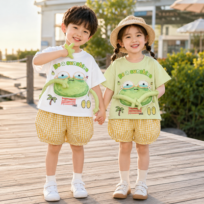 The Best Gift Hug-Me Frog Kids’ Interactive Magnetic 3D T-Shirt