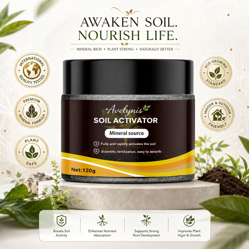 Avelynis® The 10-Second Soil Miracle: Bring Dying Plants Back to Life Instantly.