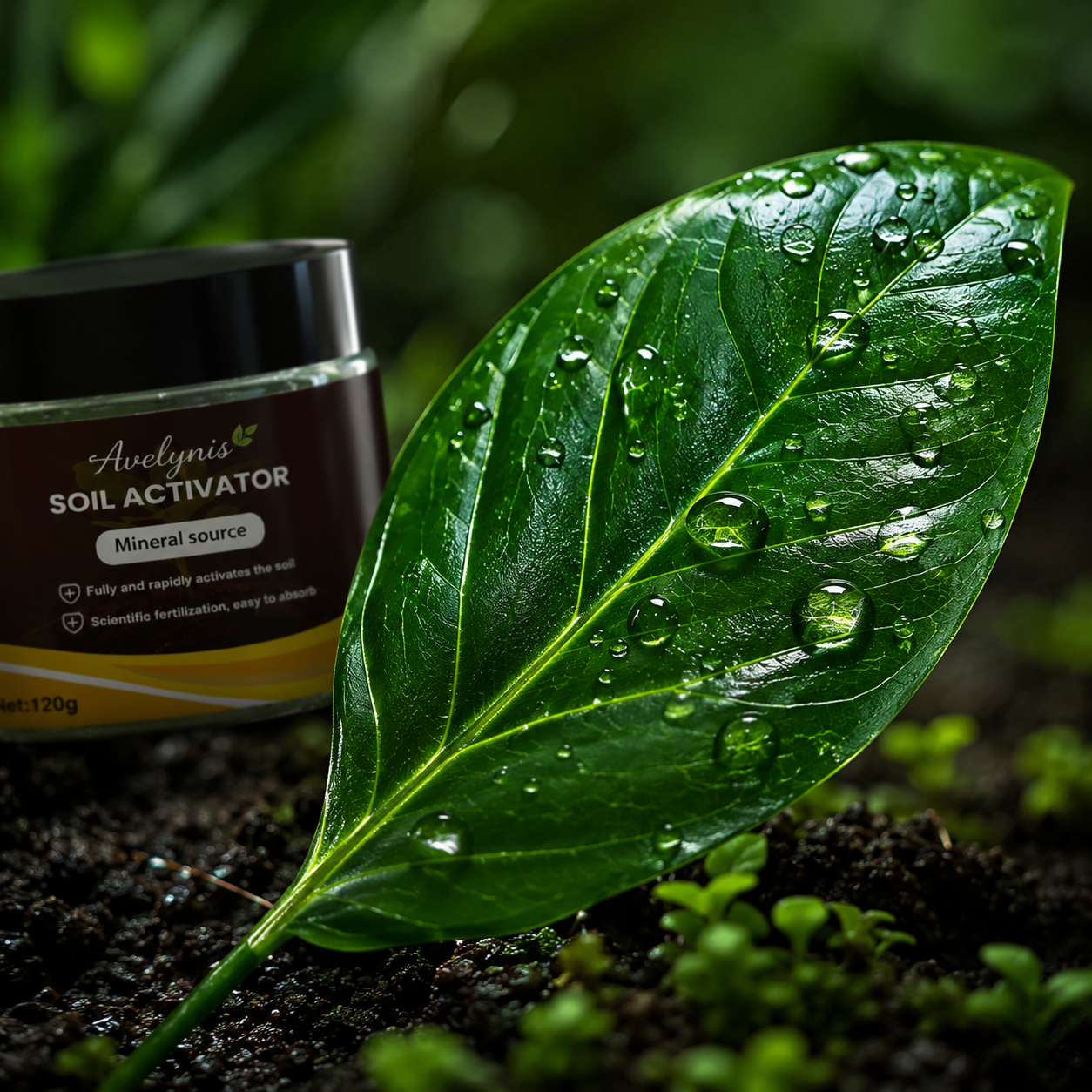 Avelynis® The 10-Second Soil Miracle: Bring Dying Plants Back to Life Instantly.