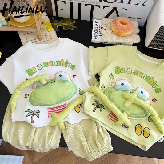 The Best Gift Hug-Me Frog Kids’ Interactive Magnetic 3D T-Shirt