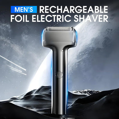 🔥New ⚡ Avelynis Men’s Rechargeable Foil Shaver — Shave Faster. Look Sharper. Feel Ready.