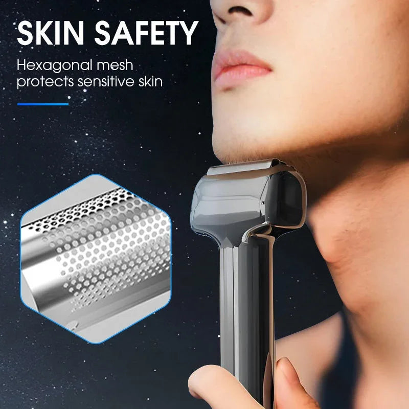 🔥New ⚡ Avelynis Men’s Rechargeable Foil Shaver — Shave Faster. Look Sharper. Feel Ready.