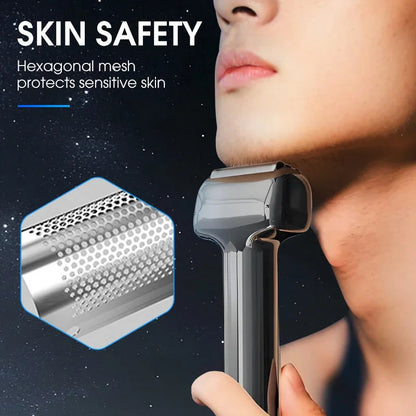 🔥New ⚡ Avelynis Men’s Rechargeable Foil Shaver — Shave Faster. Look Sharper. Feel Ready.