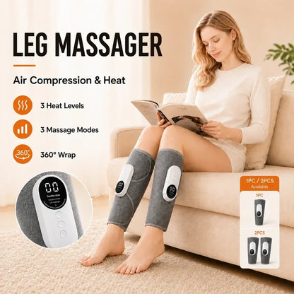 ❤️NEW Avelynis Heated Air Compression Leg Massager
