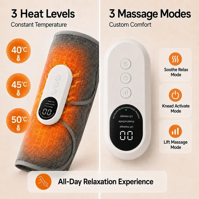 ❤️NEW Avelynis Heated Air Compression Leg Massager
