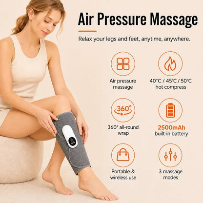 ❤️NEW Avelynis Heated Air Compression Leg Massager