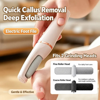 Avelynis™ Electric Foot File 👣 Smooth Rough, Dry Heels in Minutes