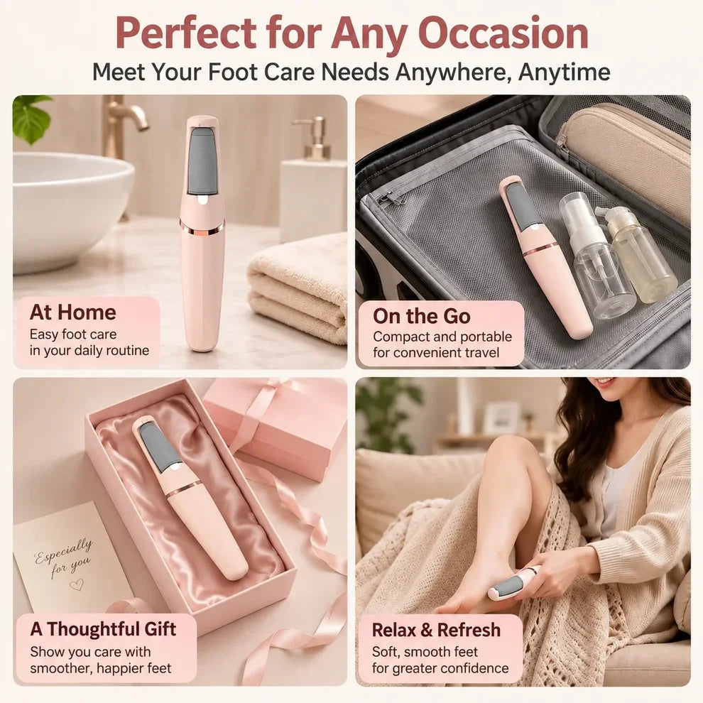 Avelynis™ Electric Foot File 👣 Smooth Rough, Dry Heels in Minutes