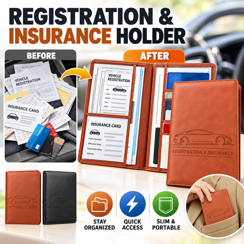 ❤️ Avelynis™ Car Registration Holder — Less Clutter, Less Stress, More Peace of Mind