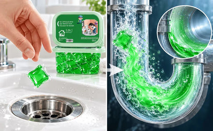 🌿 Avelynis™ Bio-Enzyme Drain Cleaner Pods – Fight Odors & Break Down Buildup
