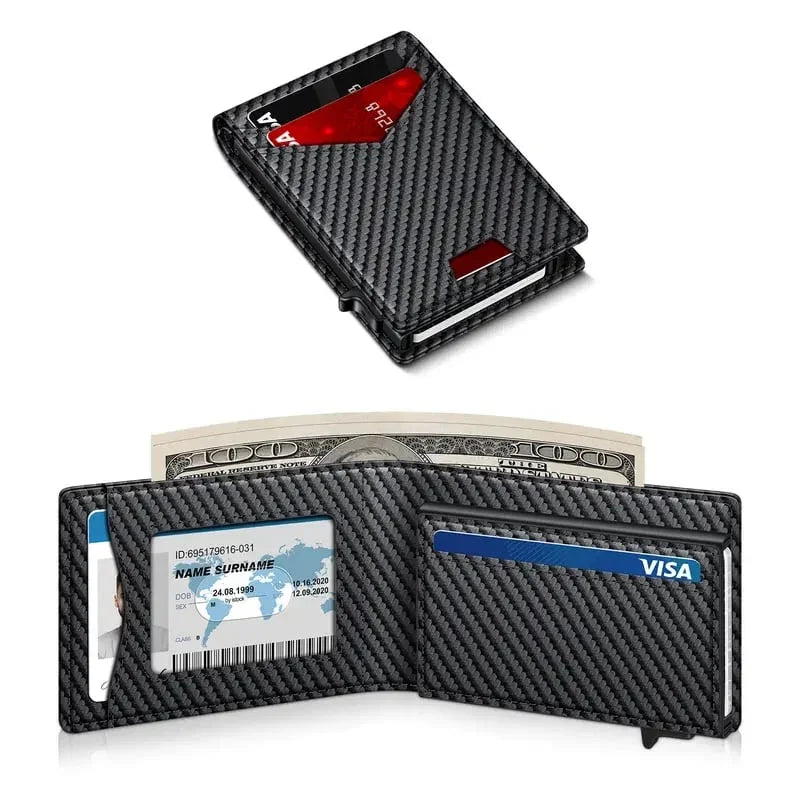 Men's RFID Minimalist Pop-Up Wallet